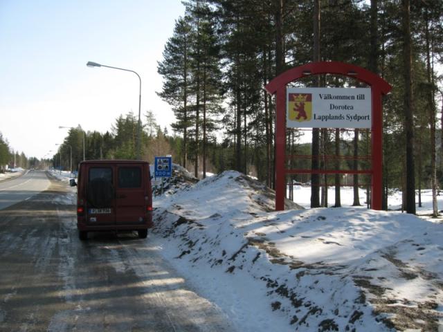 Dorotea - Suedtor Lapplands - Schweden - März2007