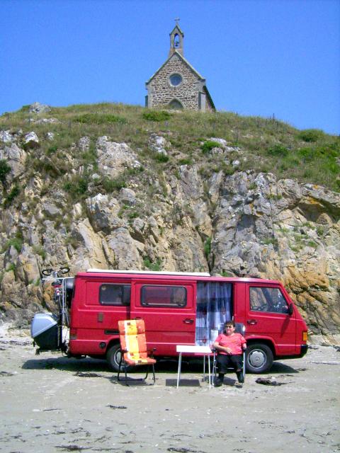 Direkt auf dem Strand...