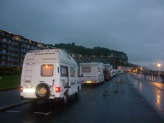 Ankunft in Dover / Übernachtung