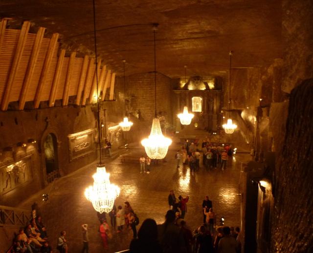 unter der Erde in Wieliczka